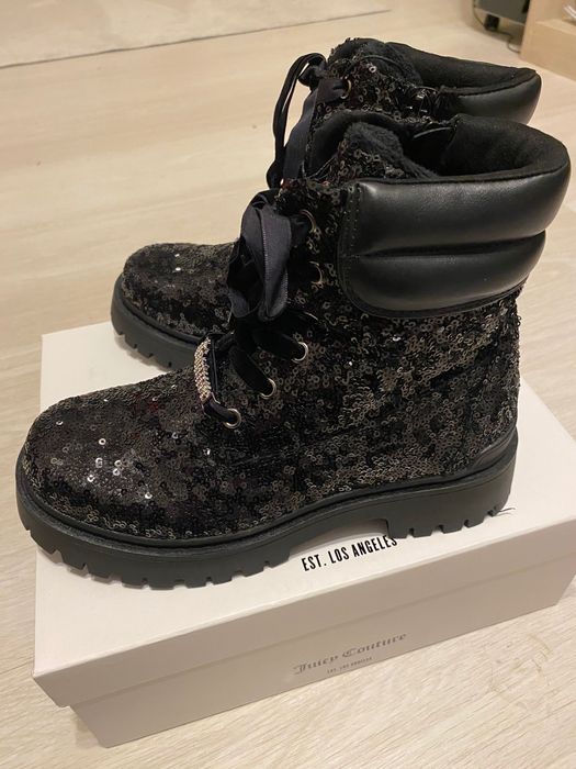 Ghete negre cu paiete Juicy Couture noi