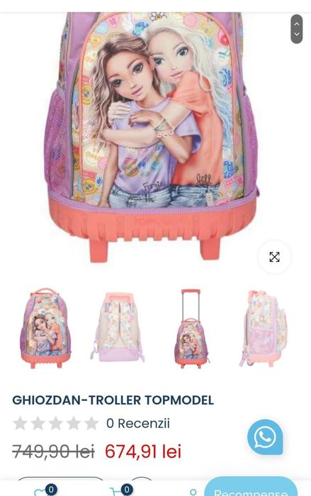 Ghiozdan Topmodel