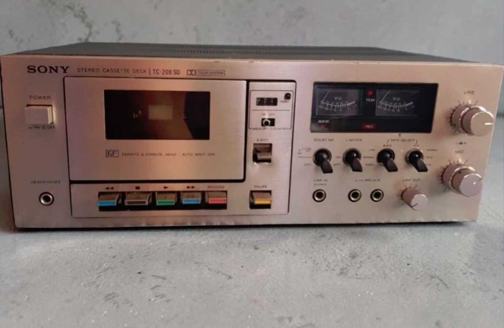 SONY TC-209 SD vintage Cassette Deck *1975