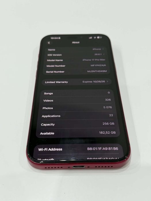 iPhone 17 Pro Max 256GB