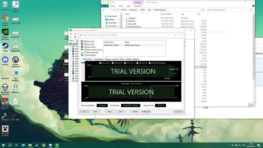 Lenovo Legion Y520 GTX1050 4GB, 16GB RAM + 512GB SSD Win10/11Pro