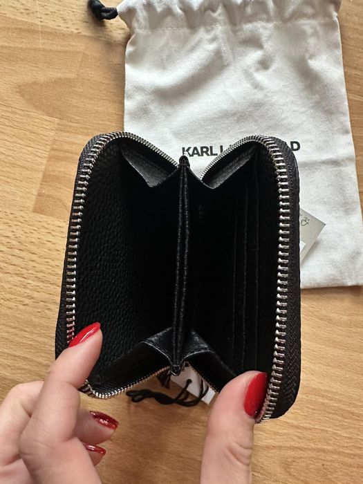 Ново дамско черно портмоне Karl Lagerfeld