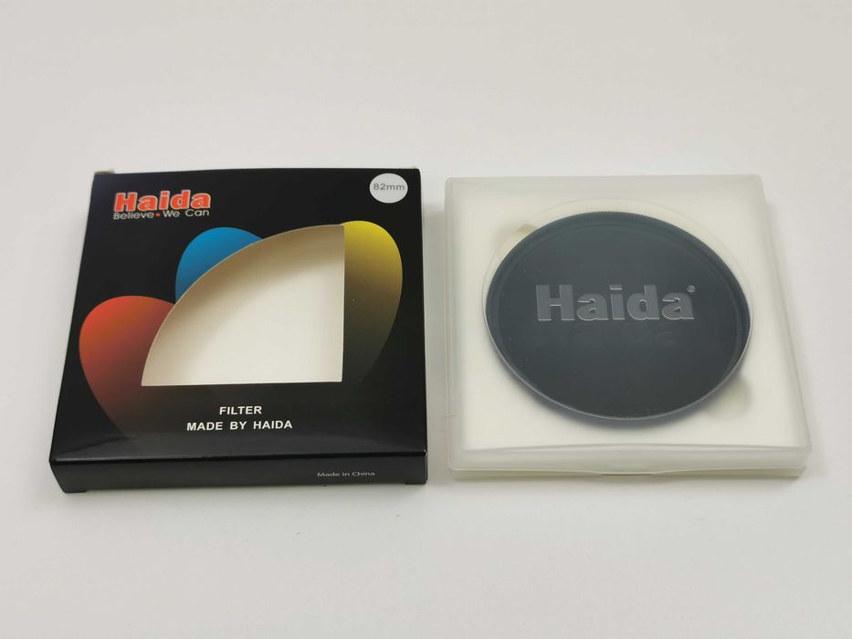 Комплект от 3 броя ND филтри Haida 82mm (ND0.9 8x / ND1.8 64x / ND3.0 1000x)