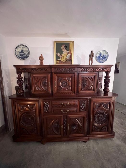 Bufet , comodă din lemn masiv de Mahon