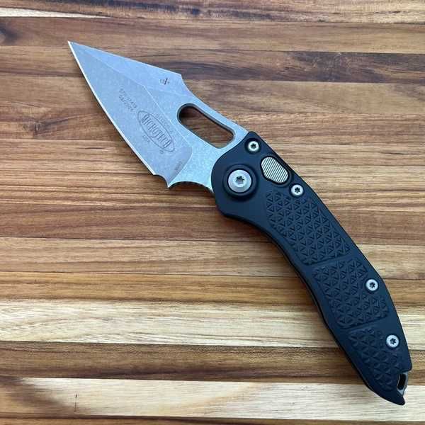 Microtech Stitch-A, Lama Stonewash M390, Automat