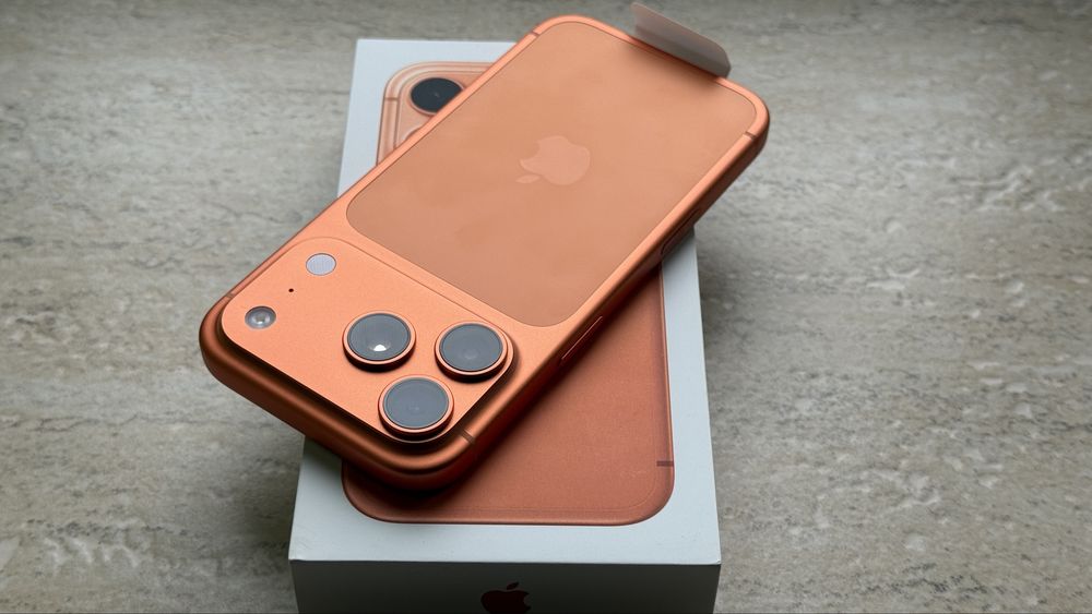 iPhone 17 Pro Cosmic Orange Ca Nou* 100% Bateria 256 GB Sim Fizic