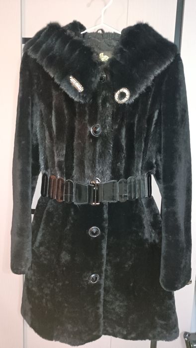 Шуба мутон-норка