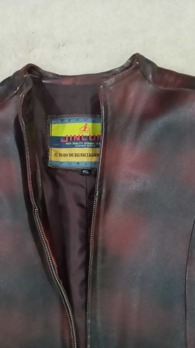 Женский кожанный плащ