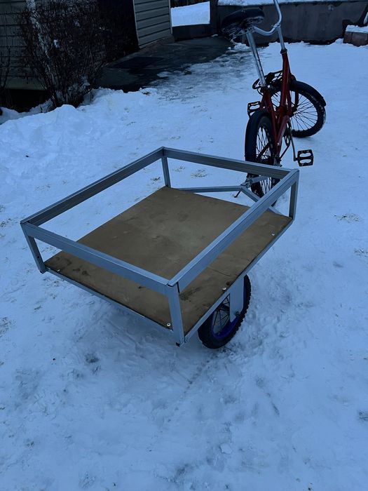 Велоприцеп для велосипеда