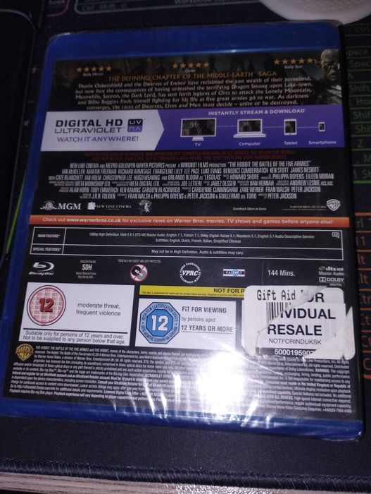 The Hobbit The Battle of the Five Armies Blu-Ray нов