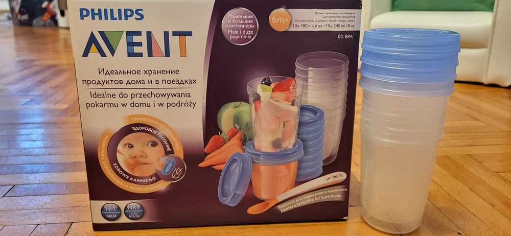 Recipiente pentru stocarea laptelui + stocare hrana Philips-AVENE