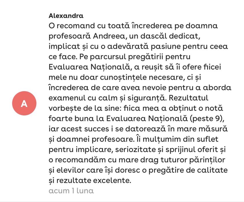 Meditatii Limba si Literatura Romana Gimnaziu , Meditatii I-IV (Limba Romana -Matematica)