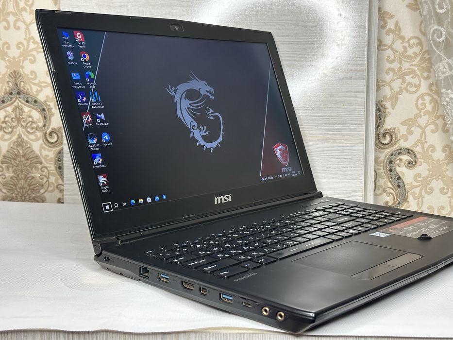 Продается игровой ноутбук MSi  Gaming Laptop GL65QD Core i7 16/128/700