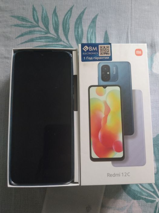 Yangi (новый) redmi 12 c, ideal holatda, kam ishlatilgan
