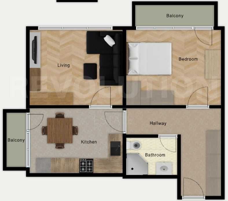 Продава се Двустаен апартамент в София, Медицинска академия - 59 кв.м за 3577 €/кв.м - Снимка #8