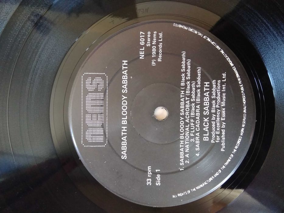 винил  BLACK SABBATH  originals