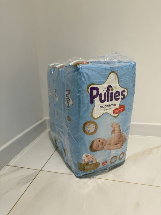 Пелени/памперси и гащи Pufies 3-ка и Pampers 3-ка