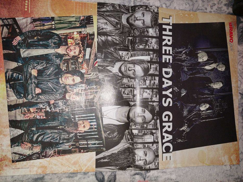 Poster Justin Bieber / Three Days Grace