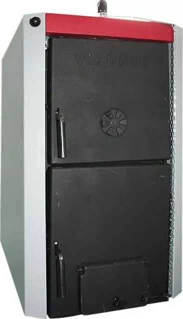 Centrala pe lemne Viadrus U22 D 30 kW cu primul element fisurat