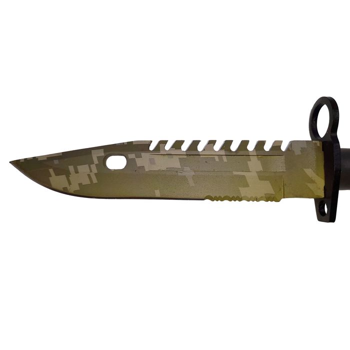 Cutit vanatoare IdeallStore®, Jungle Camo, 32.5 cm, teaca inclusa