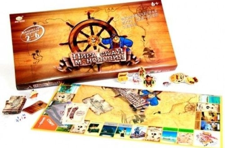 Монополия с пиратами островами и кладами 6+