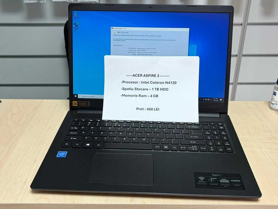 Laptop Asus Aspire 3 A315-34 1 TB HDD 4 GB Ram