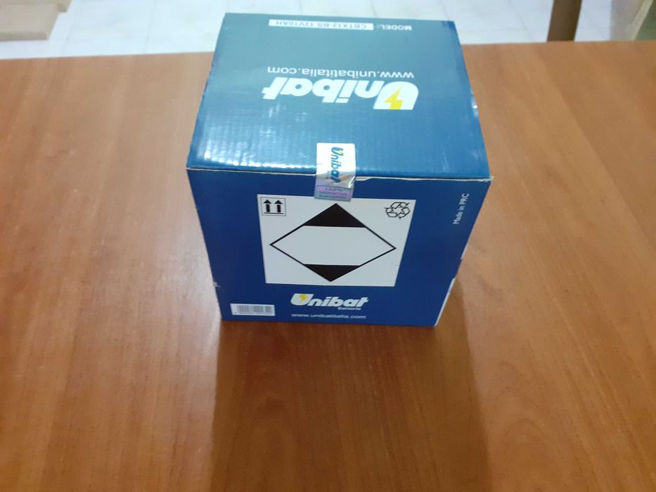 Unibat CBTX12-BS (YTX12-BS) Нов мото акумулатор, сухо зареден