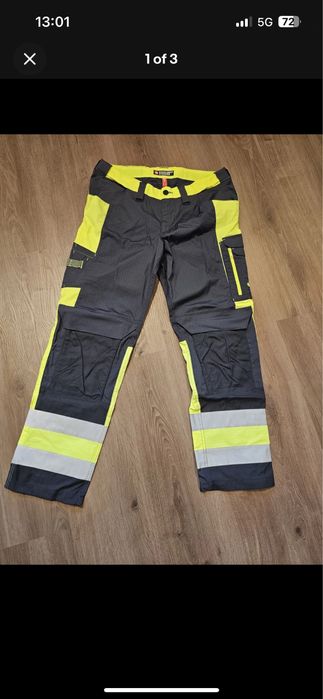 Engelbert Strauss High-vis trousers e.s.concrete