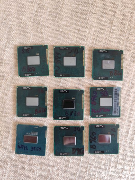 Procesor laptop Intel i3 , i5 , i7