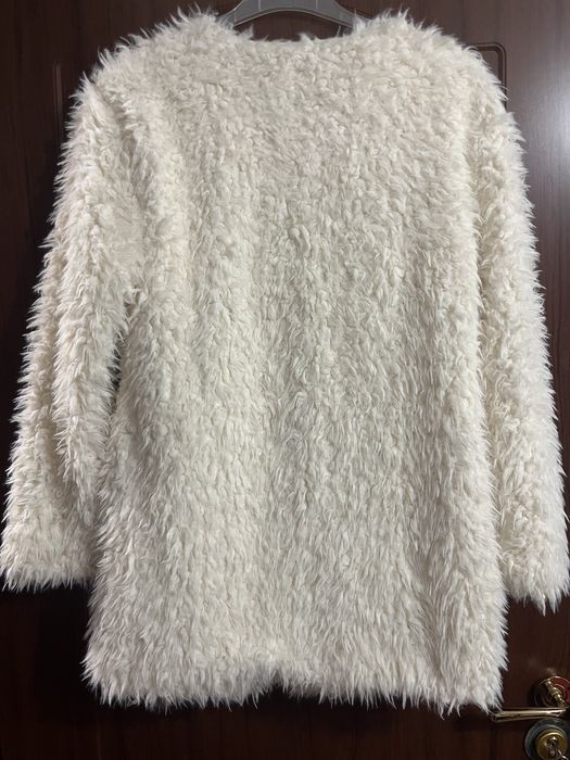 Бяло палто Amisu и Zara