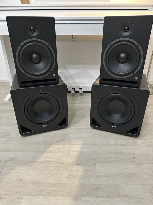 Monitoare studio Prodipe V3 - 8 inchi + 2 Subwoofere Esi 10 inch