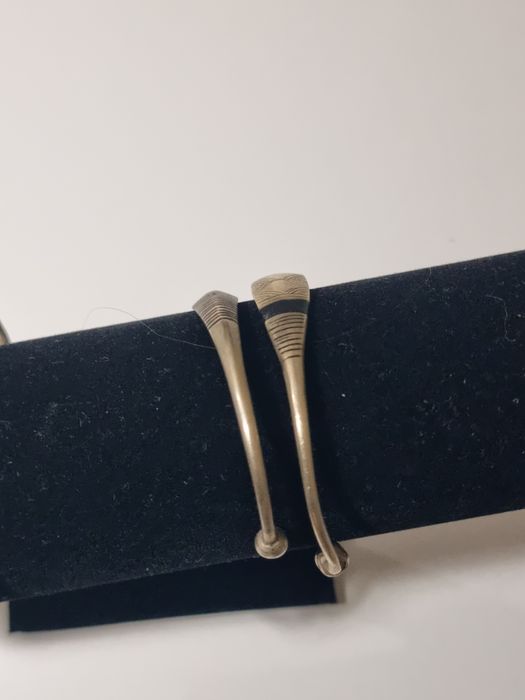 Set Brățară tuareg sahariană / argint etnic / lucrată manual