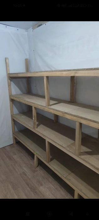 Продам стеллажи деревянные