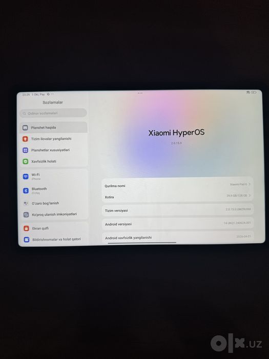 Xiaomi Pad 6 sotiladi