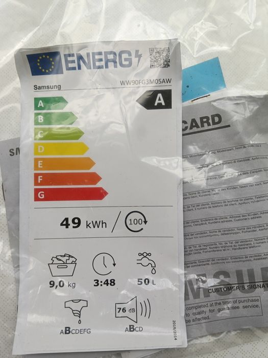 Mașină de spălat Samsung slim 9 kg