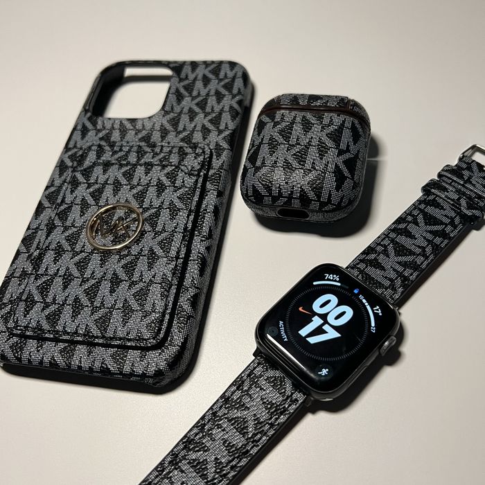 Каишки от ЕКО кожа Michael Kors за Apple Watch ULTRA/SE/11/10/9/8/7/6