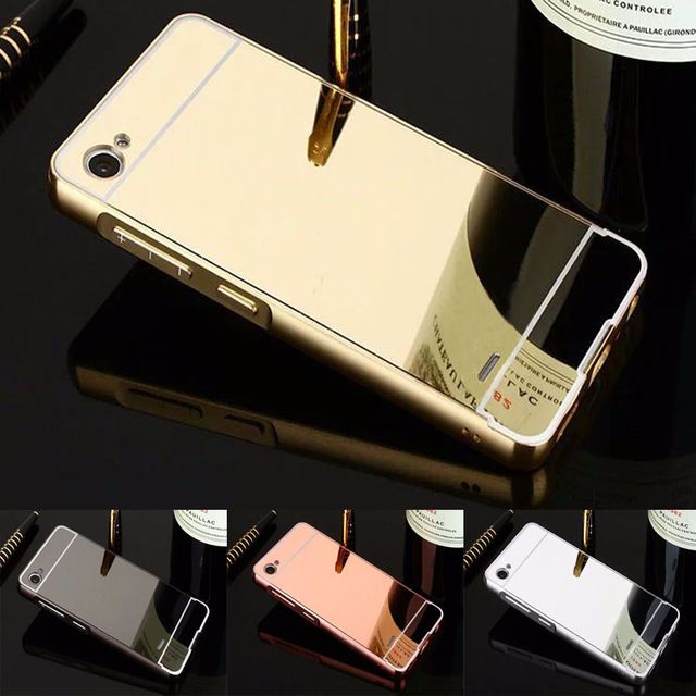 Husa / Bumper aluminiu + spate Oglinda pt. Lg G5, Lg Q6, Meizu Pro 6