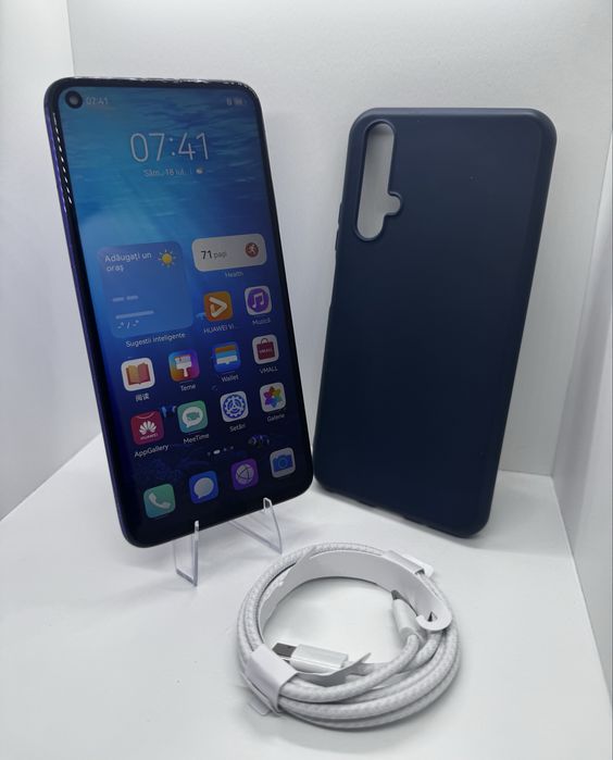 Huawei Nova 5T Mov - husa si cablu nou cadou - Harmony OS