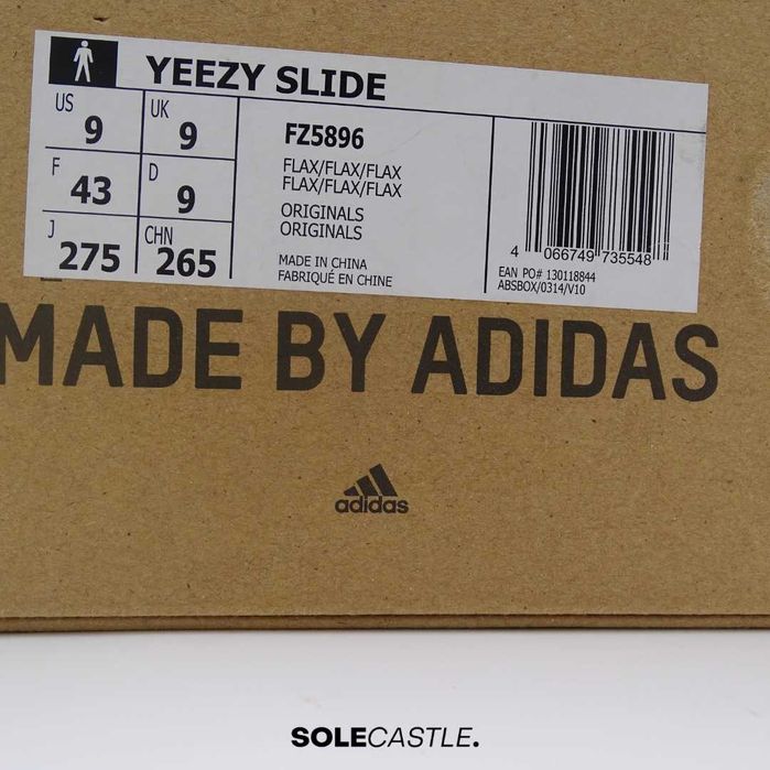 Adidas Yeezy Slide 'Flax'