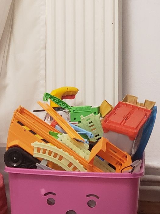 Lot mare de şine şi trenulețe Thomas stare impecabila