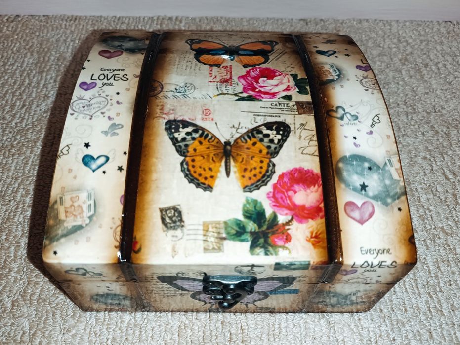 Шкатулки интерьерные, деревянные