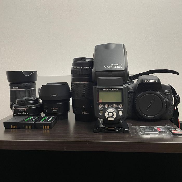 Pachet foto–video complet Canon EOS 750D