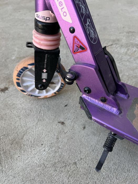 Trotinetă copii OXELO MID 5 cu suspensii și frână pe ghidon