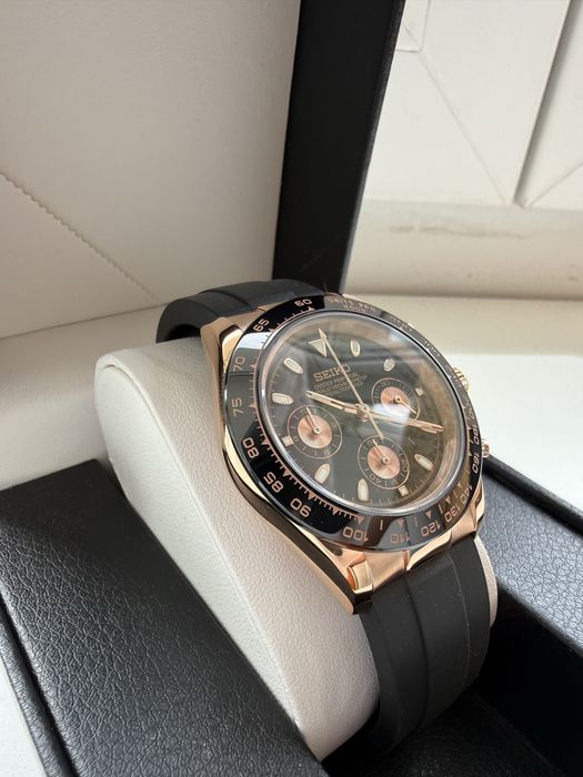 Seiko Mod - Seikotona ROSE GOLD – Cronograf VK63 MECA-QUARTZ