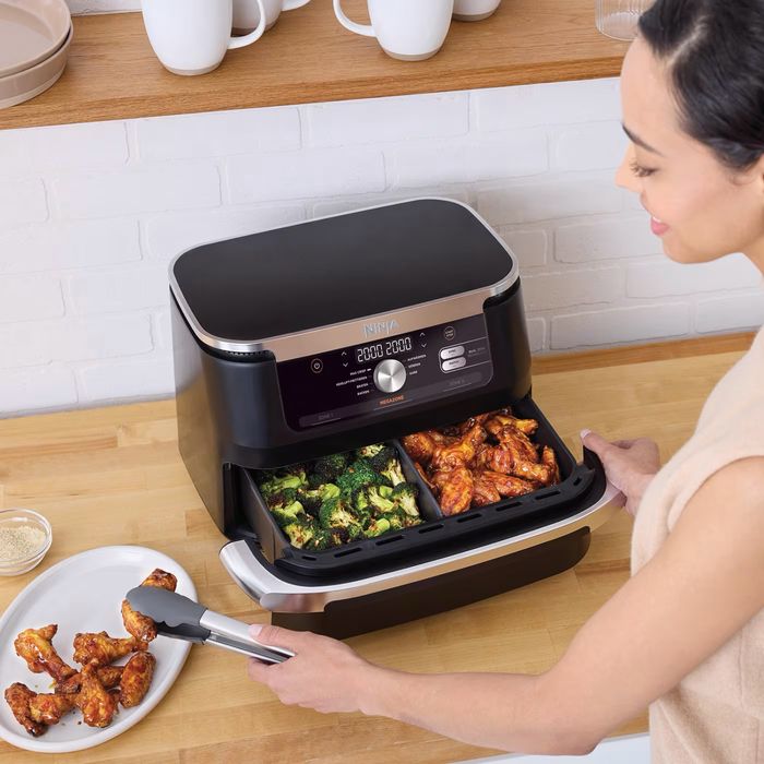 Фритюрник с горещ въздух Ninja Flex Drawer Сребрист