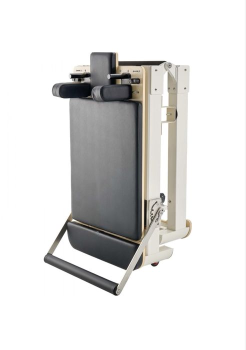 Пилатес реформър / Бял алуминий сгъваем с Гаранция