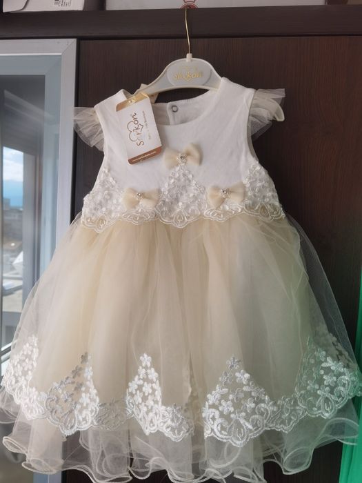 Официална рокля за малка принцеса 12-18 месеца