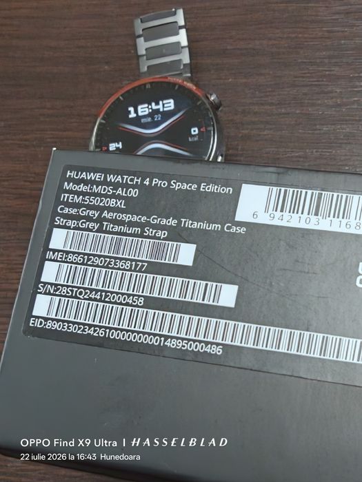 Huawei Watch 4 Pro -Space Edition -48 MM impecabil