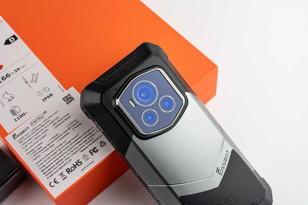 Fossibot F107 Pro 5G - 6.95", 12GB/512GB, 200MP, 28000mAh, защита
