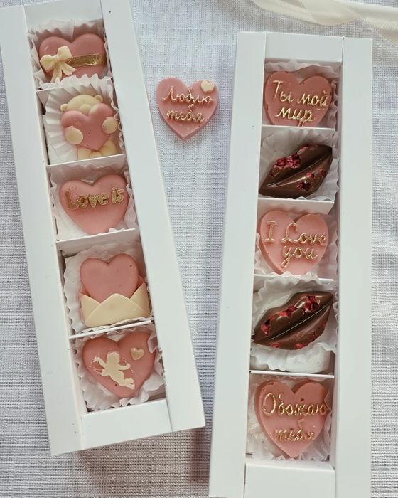 Подарок из бельгийского  шоколада  на 14 февраля